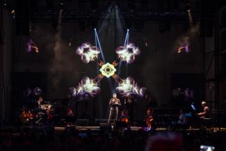 Laibach, Laibach's Sound of Music, 2018, musical performance, steirischer herbst, photo: Mathias Völzke