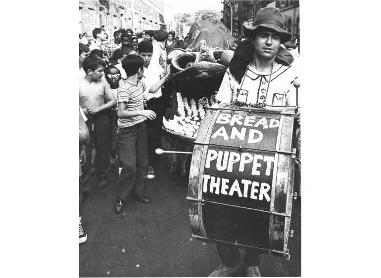 Bread & Puppet Theater archival photos, 1960s–early 1970s
