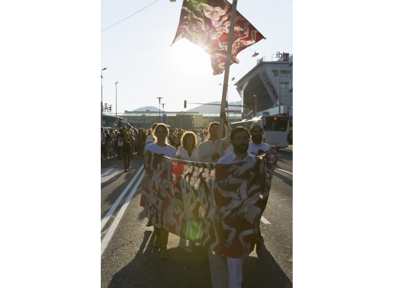 Bread & Puppet Theater, The Underneath the Above Parade #1, 2018 Photo: Jasper Kettner